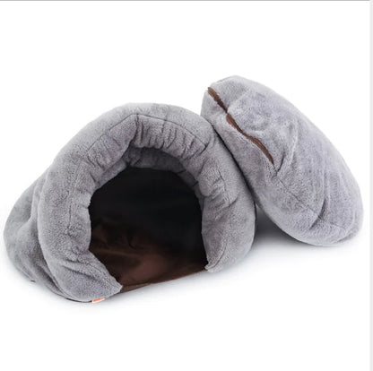 Fleece Pet Bed for Dogs and Cats, Washable & Cozy